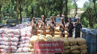 দোয়ারাবাজারে ২ কোটি টাকার পণ্য জব্দ