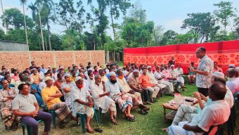 কয়ছর এম আহমদের গণসংবর্ধনা সফল করতে আনছার উদ্দিনের মতবিনিময়