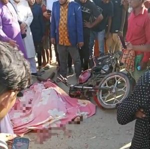 কোম্পানীগঞ্জে ট্রাকের সঙ্গে মোটরসাইকেলের সংঘর্ষে নিহত ১