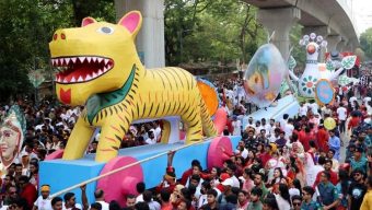 রাজধানীসহ সারাদেশে উদযাপিত হচ্ছে পহেলা বৈশাখ