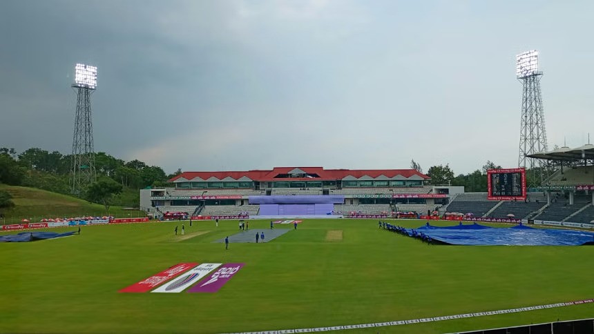 সিলেট টেস্ট: বৃষ্টির বাগড়ায় দ্বিতীয় সেশনে বিঘ্ন