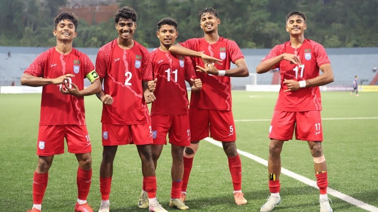 সাফ অনূর্ধ্ব-১৯: নেপালকে উড়িয়ে ফাইনালে বাংলাদেশ