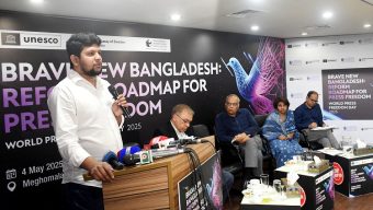 ‘সংবাদমাধ্যম যত বেশি প্রশ্ন করবে রাষ্ট্রের দায়িত্বশীলরা তত সচেতন হবে’