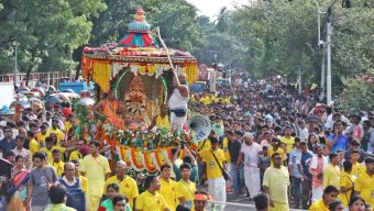 উল্টো রথের মধ্য দিয়ে শেষ হলো রথযাত্রা উৎসব